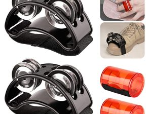 Rigych 2 pcs Red Rhythm Finger Shaker