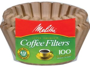 Melitta Panier Filtres à café Marron naturel