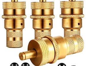 Dsycar 4Pcs Kit de Dégonfleur de Pneu