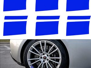 Lot de 6 autocollants réfléchissants pour jantes