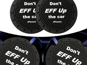 Pincuttee 2 Pack Car Cup Hoder Coaster