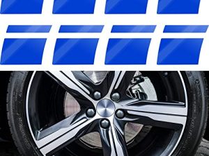 Lot de 8 autocollants réfléchissants pour jantes