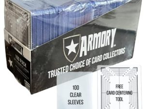 ARMORY Lot de 100 protecteurs de porte-cartes