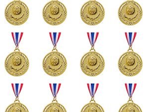 Abaokai 12 Pièces Gold Award Medals-Winner Medals