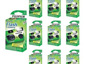 10x Fuji Quicksnap Flash 400 Appareil photo