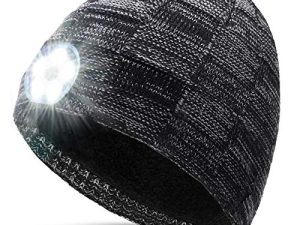 GREENEVER Bonnet à LED avec lumière -