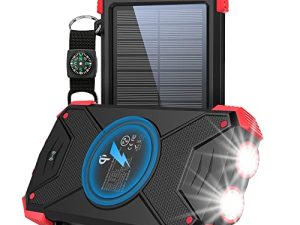BLAVOR Chargeur Solaire Power Bank