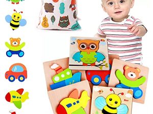 DuLaSeed Puzzles en Bois Jouets pour 1