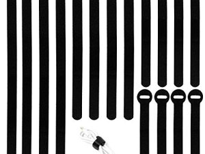 100 PCS Attaches de câble réutilisables -