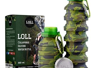 Bouteille d'eau pliable - Anti-fuite pliable et