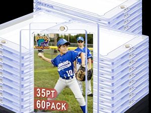 TiopLior Lot de 60 porte-cartes magnétiques en