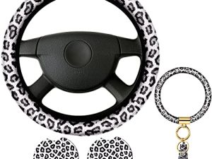 Boao Ensemble d'accessoires de voiture à imprimé