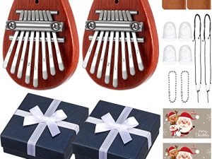 16 Pcs 8 Touches Mini Kalimba Piano