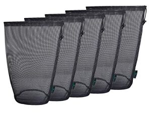 usharedo 5pcs Nylon Mesh Bag Travel Stuff