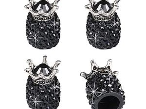 JUSTTOP Lot de 4 capuchons de valve