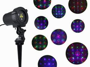 MHAZDZE Projecteur de Noël Laser Extérieur Lumières