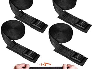 Lot de 4 sangles d'arrimage pour kayak