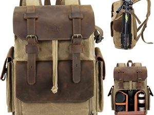Endurax Sac à dos en cuir pour