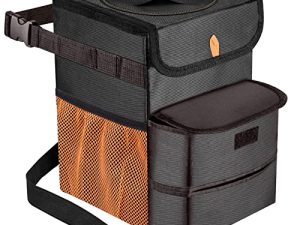 GPUSFAK Poubelle de Voiture Pliable Poubelle Étanche