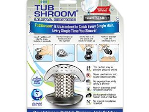 TubShroom Protecteur de vidange de baignoire ultra