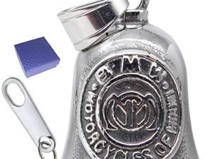 amavoler Cloche de moto avec porte-cloches de