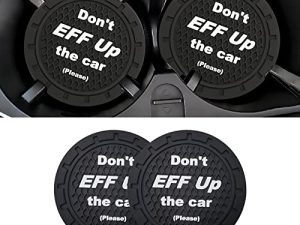 Jeseny 2 PCS Car Cup Hoder Coaster