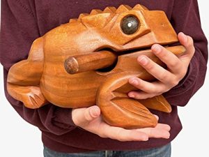 Deluxe Super-Jumbo 13" Wood Frog Guiro Rasp
