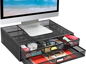 Support de moniteur avec tiroir