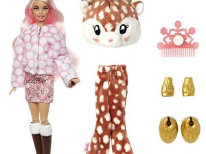 Poupée Barbie Cutie Reveal Cerf en peluche