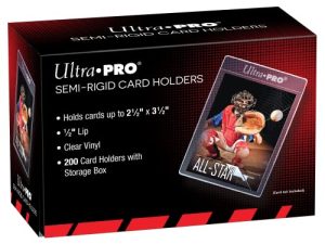 Ultra Pro Semi-Rigide 1/2" Lip Sleeves 200ct