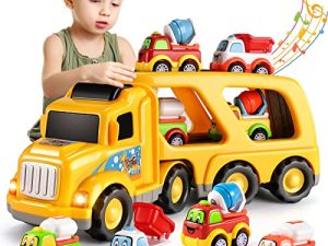 TEMI Construction Truck Toys for 3 4