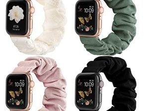 Recoppa Compatible pour Apple Watch Band Scrunchie