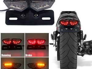Feu arrière de moto intégré Frein Stop
