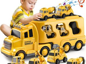 TEMI Construction Toddler Truck Toys for 3