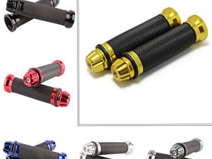 Poignées de moto en aluminium pour guidon