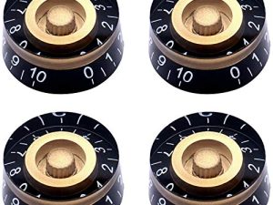 Taiss 4 pièces boutons de guitare