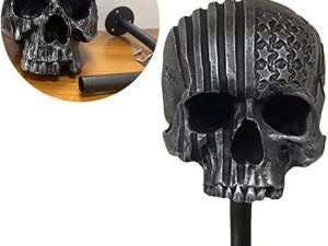 Z&y GLAa Tête de mort Porte-Casque Moto