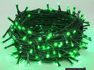 YIQU Extensible 82FT 200 LED Vert Guirlande