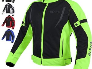VESTE DE MOTO EN MESH HAUTE VISIBILITÉ
