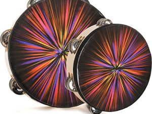 ZEAYEA Lot de 2 tambourins rayonnants