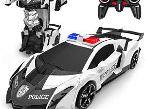 BLUEJAY Transform Rc Cars for Boys 4-7