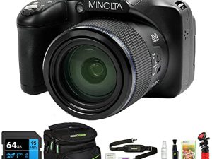 Minolta MN67Z-BK 20MP/1080p HD Bridge Appareil photo