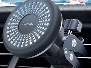 Anwas Support de téléphone magnétique pour voiture