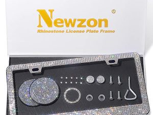 Newzon Bling Cadre de plaque d'immatriculation pour
