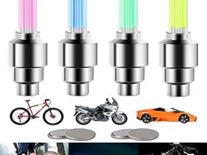 YUERR 4 Pièces LED Vélo Roue Bâton