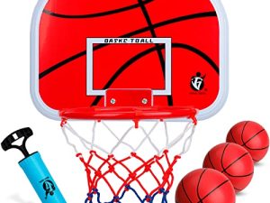 Mini panier de basket rouge