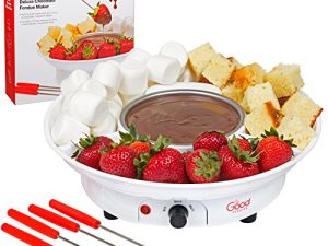 Appareil à fondue électrique de luxe avec
