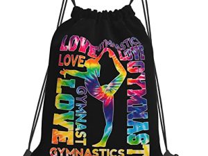 Braytow Gymnastics Drawstring Backpack Gym String Bag