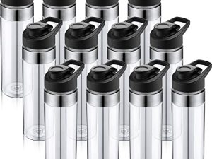 Mimorou Lot de 12 bouteilles d'eau en