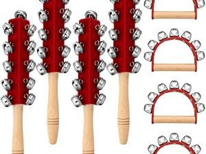 8 Pièces Main de Noël Jingle Bells